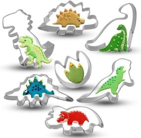 img 4 attached to Bonropin Формочки для печенья с динозаврами Tyrannosaurus