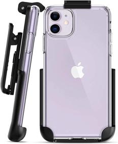 img 4 attached to 📱 iPhone 11 Holster Belt Clip - Compatible with Spigen Ultra Hybrid (Holster Only, Case Sold Separately)