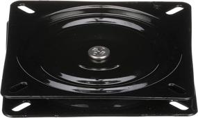 img 3 attached to Attwood 17720 Boat Seat Swivel, 6 ¼ Inches, 0-Degrees Tilt, Aluminum, Black Powder Coated