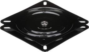 img 2 attached to Attwood 17720 Boat Seat Swivel, 6 ¼ Inches, 0-Degrees Tilt, Aluminum, Black Powder Coated