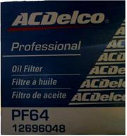 acdelco gm pf64 original equipment engine oil filter logo