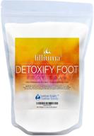 🦶 revitalize your feet with detoxify foot soak: mediterranean sea salt, lemon, orange, and ginger essential oils, natural detox foot soak - 40 ounces logo