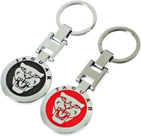 img 4 attached to Chromed Pattern Accessories Keychain Decoration Interior Accessories