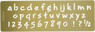 marianne design ts0752 stencil alphabets logo