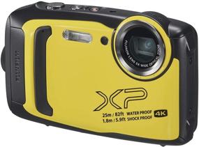 img 1 attached to Fujifilm FinePix XP140 Waterproof Digital Camera with 16GB SD Card - Yellow: Enhance Your Photography Experience