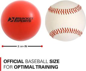 img 3 attached to 🏋️ 15-Pack Rukket Weighted Baseball/Softball Heavy Training Balls for Controlled Powerball Practice: Hitting, Batting, and Pitching with 1 Pound, 2 7/8-inch Diameter – Choose Ball Bucket Holder Option