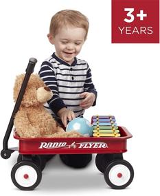 img 1 attached to 🚂 Radio Flyer My 1st Wagon: A Perfect First Ride for Little Ones