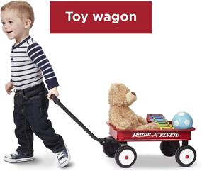 img 2 attached to 🚂 Radio Flyer My 1st Wagon: A Perfect First Ride for Little Ones