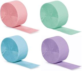 img 3 attached to 🎉 Vibrant Pastel Rainbow Party Crepe Paper Streamers 4-Pack – Burst of Color for Festive Celebrations!