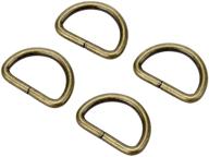 🔗 cotowin 20-pack of non-welded metal d rings in antique brass, 3/4 inch size logo