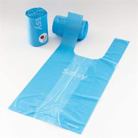 img 1 attached to 👶 Непослушные ароматизированные одноразовые пакеты для подгузников - 100 штук - 50 рулонов, синие (40012) - улучшенный SEO