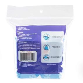 img 3 attached to 👶 Непослушные ароматизированные одноразовые пакеты для подгузников - 100 штук - 50 рулонов, синие (40012) - улучшенный SEO