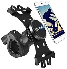 img 4 attached to Multi-Purpose Universal Magnetic Mount for Cell Phones: Bike, Motorcycle, Mic 📱 Stand, and More! Compatible with iPhone, Samsung Galaxy, HTC, Google, and More