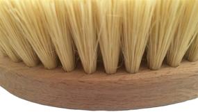 img 2 attached to All Natural Bamboo and Palm Fiber Vegetable Brush - 🥕 Efficiently Scrubbing and Cleaning Carrots, Potatoes, Corn, Beets, Asparagus, and more