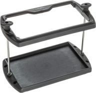 uscg-approved heavy duty adjustable hold-down marine battery tray for attwood 9096-5, 24 series - black логотип