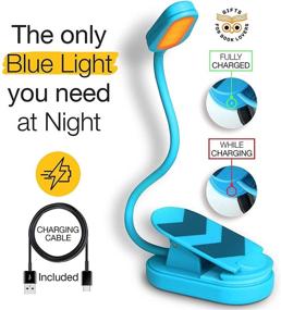 img 1 attached to Flexible Rechargeable Clip-on Book Light: Perfect Christmas Gift for Book Lovers, Bookworms, and Kids – LED Amber Lamp for Nighttime Reading in Bed