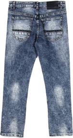 img 3 attached to RAY Ripped Skinny Distressed Stretch Boys' Apparel