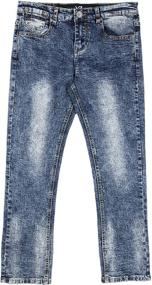img 4 attached to RAY Ripped Skinny Distressed Stretch Boys' Apparel