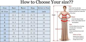 img 3 attached to Sarahbridal Chiffon Applique Bridesmaid Burgundy Women's Clothing for Dresses