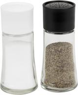 clear glass salt and pepper shaker set by good cook - convenient 2 oz size логотип