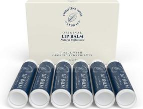 img 4 attached to Lip Balm - Lip Care Therapy - Lip Butter - Organic Oils for Smooth, Moisturized Lips - Repair & Condition Dry, Chapped, Cracked Lips - 6 Pack, No Flavor - Christina Moss Naturals