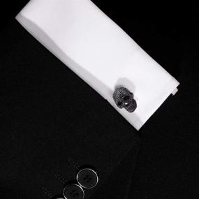 img 3 attached to BXLE Skeleton Cuff Links Accessories Halloween