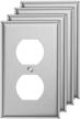 4 pack single duplex switch outlet logo