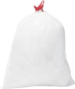 img 3 attached to Solimo Tall Kitchen Drawstring Trash Bags - 13 Gallon, 200 Count - Premium Quality on Amazon!