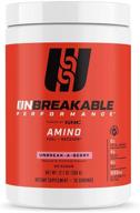 🏋️ boost performance & recovery with gnc unbreakable performance amino - banned substance free, unbreak-a-berry flavor - 30 servings logo