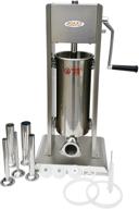 🌭 hakka brothers dual-function sausage stuffer machines, 7lb/3l capacity, silver logo