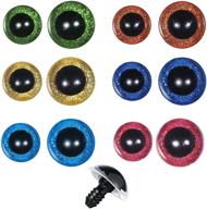 harrycle 120-pack charming colors safety eyes for stuffed animals, amigurumi dolls, crochet and diy crafts - plastic doll eyes, bear puppet, toy doll making supplies logo