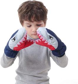 img 3 attached to 🧤 Resistant String Cartoon Boys' Accessories - Flammi Mittens