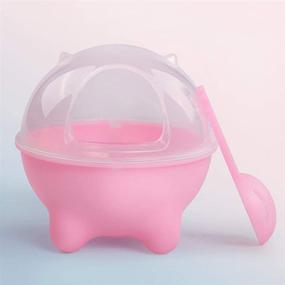 img 3 attached to Premium Thicken Plastic Hamster Sand Bath by POPETPOP - Hamster Sandbox Bathtub with Scoop: Ideal Pet Bathroom, Sauna, and Toilet for Rat Mice Syrian Hamster