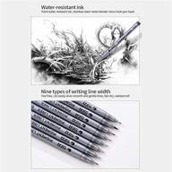 touchlecai micro pen fineliners: waterproof illustration set – perfect for artists and illustrators logo