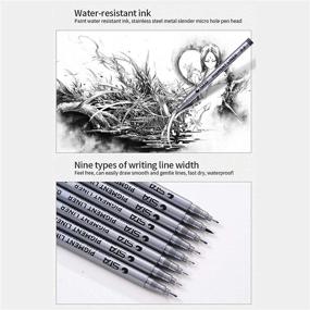 img 4 attached to TOUCHLECAI Micro Pen Fineliners: Waterproof Illustration Set – Perfect for Artists and Illustrators