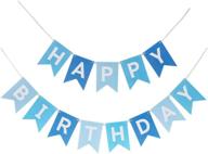 heidaman bronzing birthday decorations girl blue logo