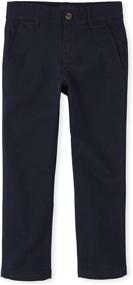 img 4 attached to Childrens Place Chino Stretch Pants Boys' Clothing at Jeans