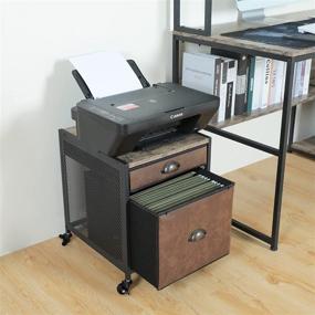 img 2 attached to X Cosrack Cabinet Rolling Deskside Printer