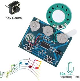 img 3 attached to 🔊 30s Recordable Voice Module Chip 0.5W with Button Battery (Key Control) - Zerone Voice Module