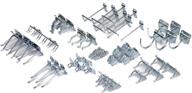 🔩 triton products lh1-kit lochook 46-piece zinc plated steel hook assortment set for locboard logo
