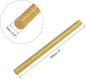 img 2 attached to Uxcell Sticks 4 Inch 0 27 Inch Glitter Hardware and Adhesives & Sealers