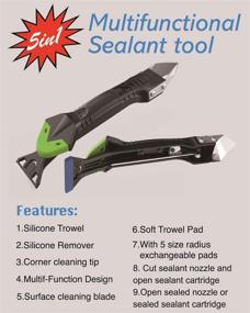 img 2 attached to Multifunctional Sealant Caulking Tools 5In1