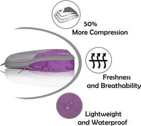 img 1 attached to Hynes Eagle Compression Expandable Organizer: Optimize Your Travel Accessories!