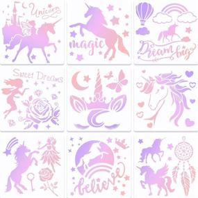 img 4 attached to Stencils Unicorns Templates Scrapbooking Furniture