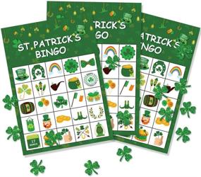 img 4 attached to 🍀 St. Patrick's Day Shamrock Irish Bingo Game - Green Party Supplies for 24 Players