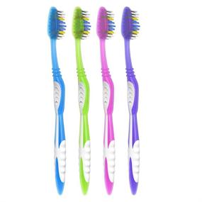 img 1 attached to 🪥 Colgate Extra Clean Soft Toothbrush, Full Head - 6 Count