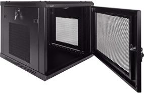 img 2 attached to NavePoint Wallmount Enclosure Perforated 24 Inches Computer Accessories & Peripherals in Racks & Cabinets