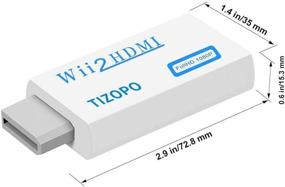 img 3 attached to 🎮 Wii to HDMI Converter with 1080P Output: Enhance Video & Audio on Wii, Wii U, HDTV