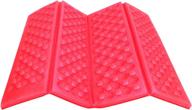 ultimate outdoor comfort: acecamp 3940 portable lightweight mini waterproof folding mat for activities – red логотип