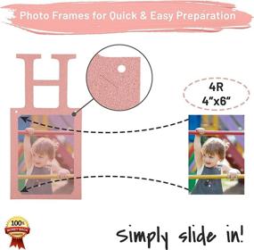 img 2 attached to 🌹 Rose Gold Pre-assembled Sweet 16 Photo Banner with 16 Frames - Perfect Party Supplies for Girls' Happy 16th Birthday Decorations